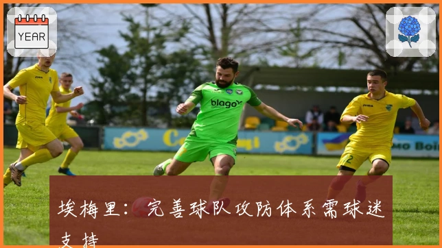 埃梅里：完善球队攻防体系需球迷支持